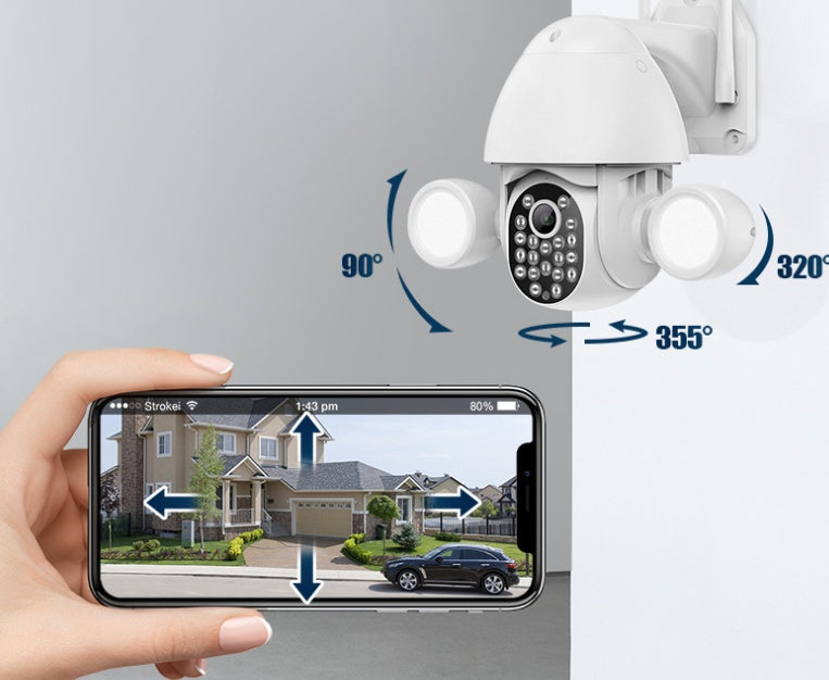 3MP Smart Security Camera with Dual Fill Lights