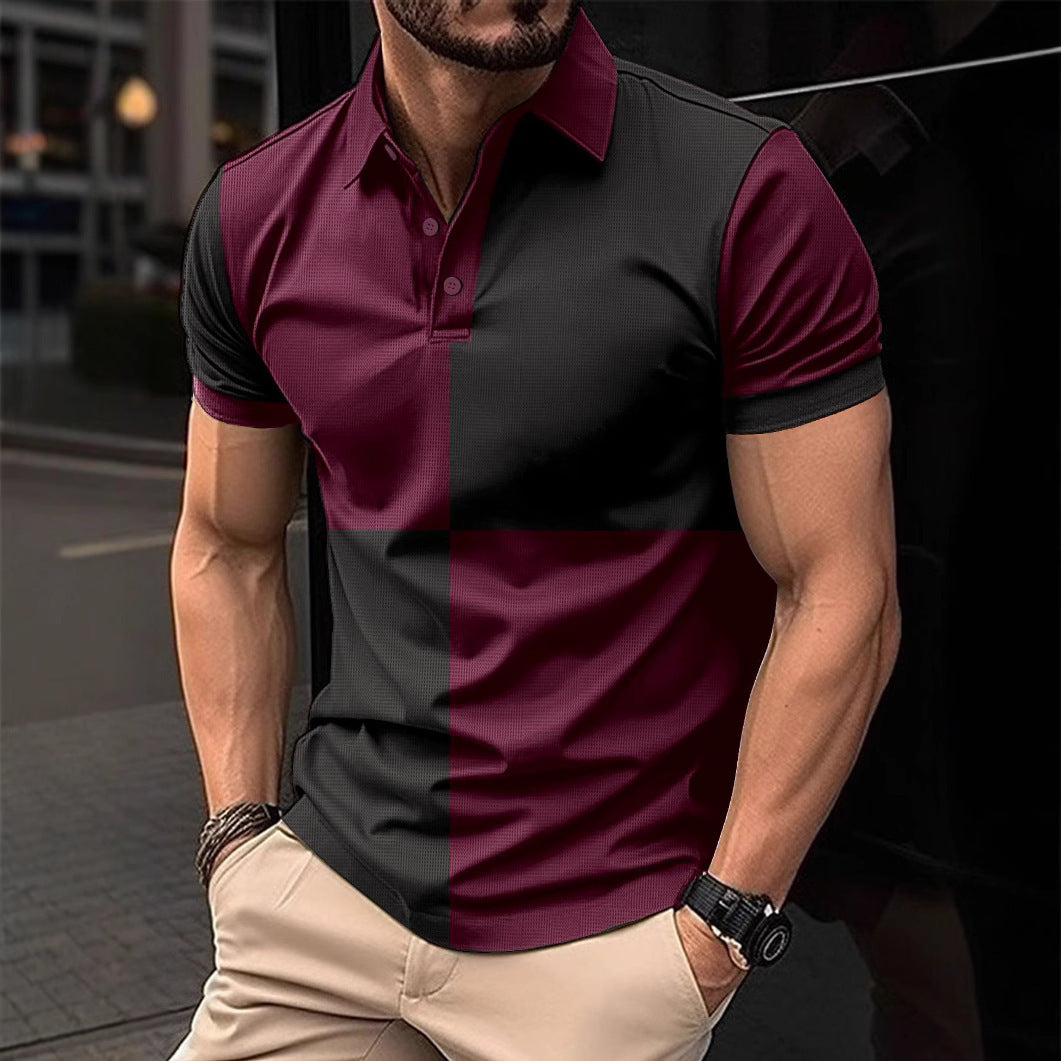 Short Sleeve Men's Casual Sports Polo Shirt