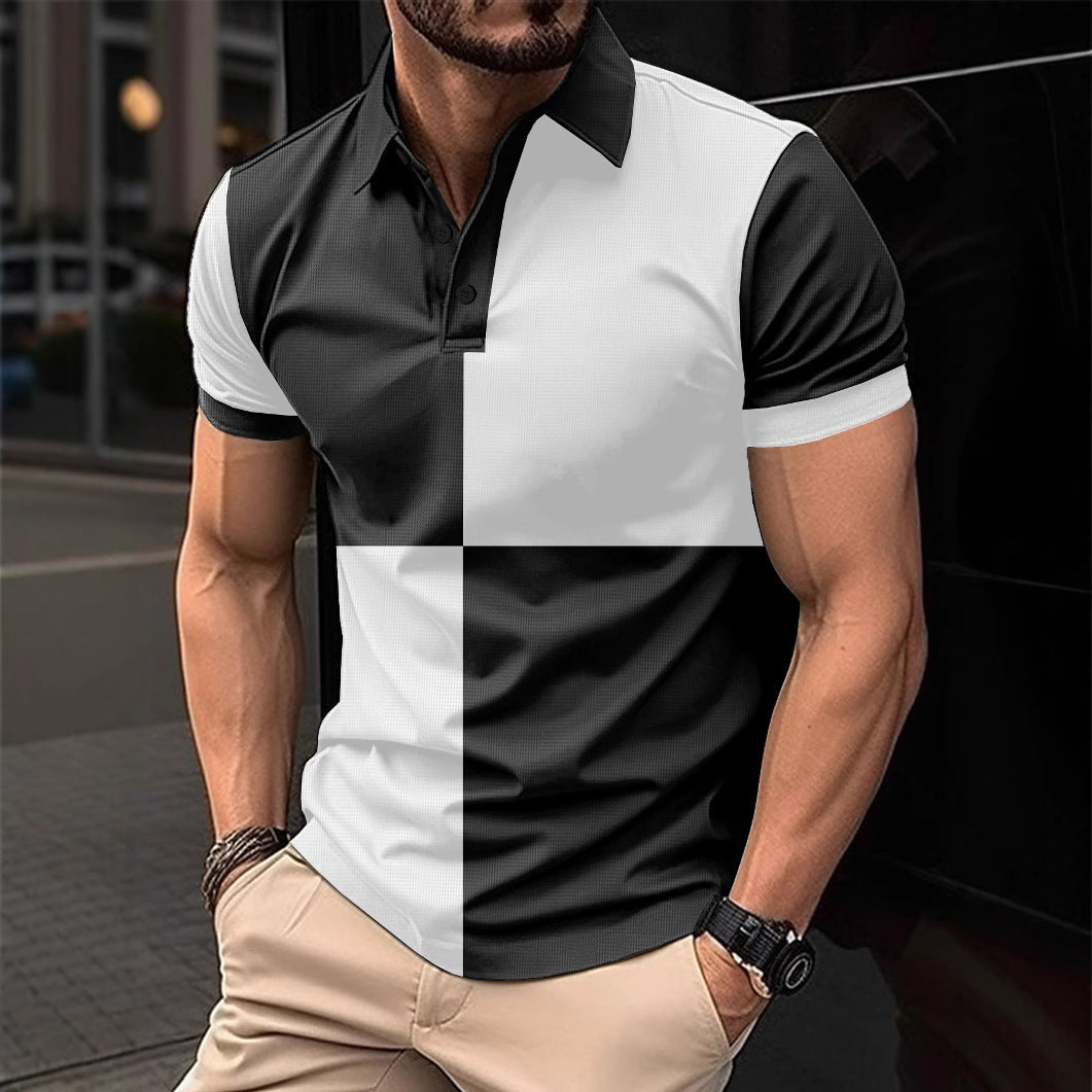 Short Sleeve Men's Casual Sports Polo Shirt