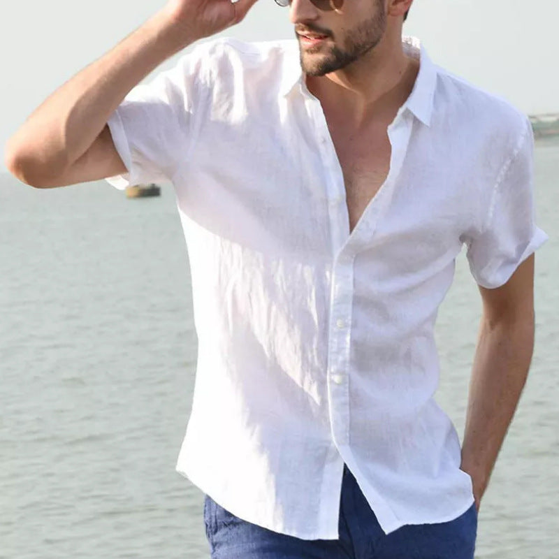 Men's Casual Summer Short-Sleeve Shirt