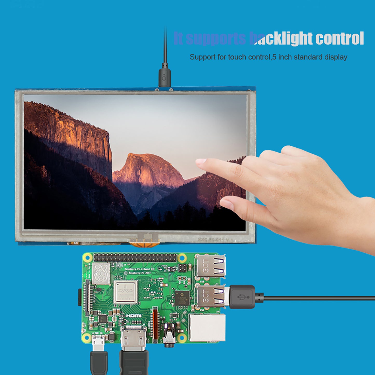 5" Touchscreen HDMI LCD Display