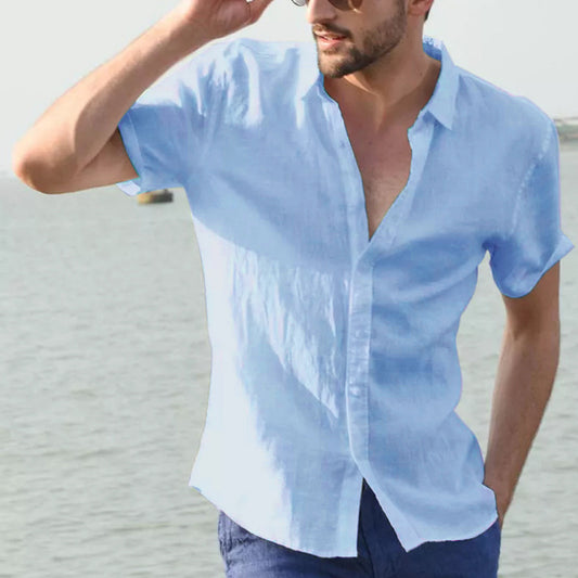 Men's Casual Summer Short-Sleeve Shirt