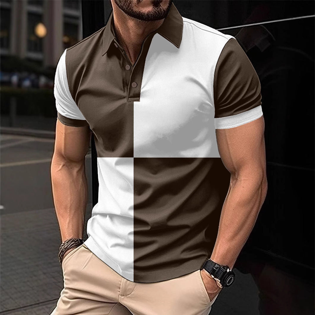 Short Sleeve Men's Casual Sports Polo Shirt